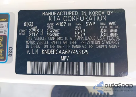 2023 Kia Seltos Lx from USA, damaged, VIN KNDEPCAA6P7453325